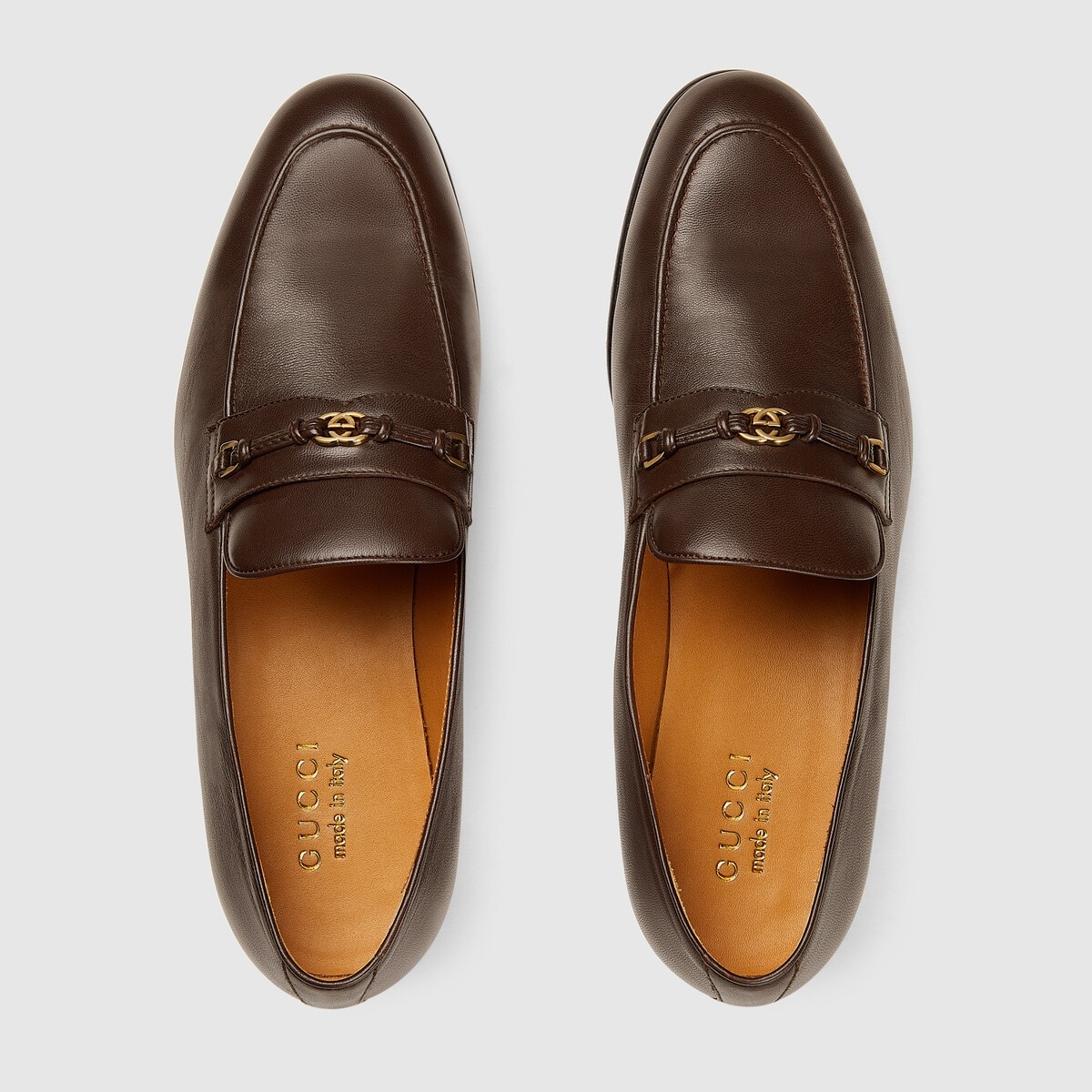 Men's loafer with Interlocking G - 4