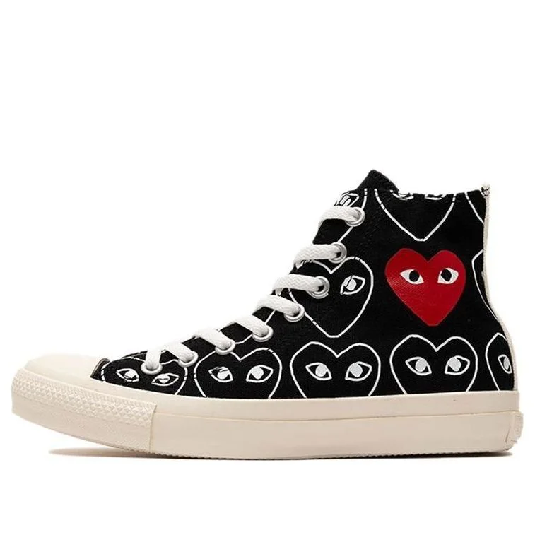 Converse CDG x Chuck Taylor All StarMulti-Heart 'Black White' 168982C - 1