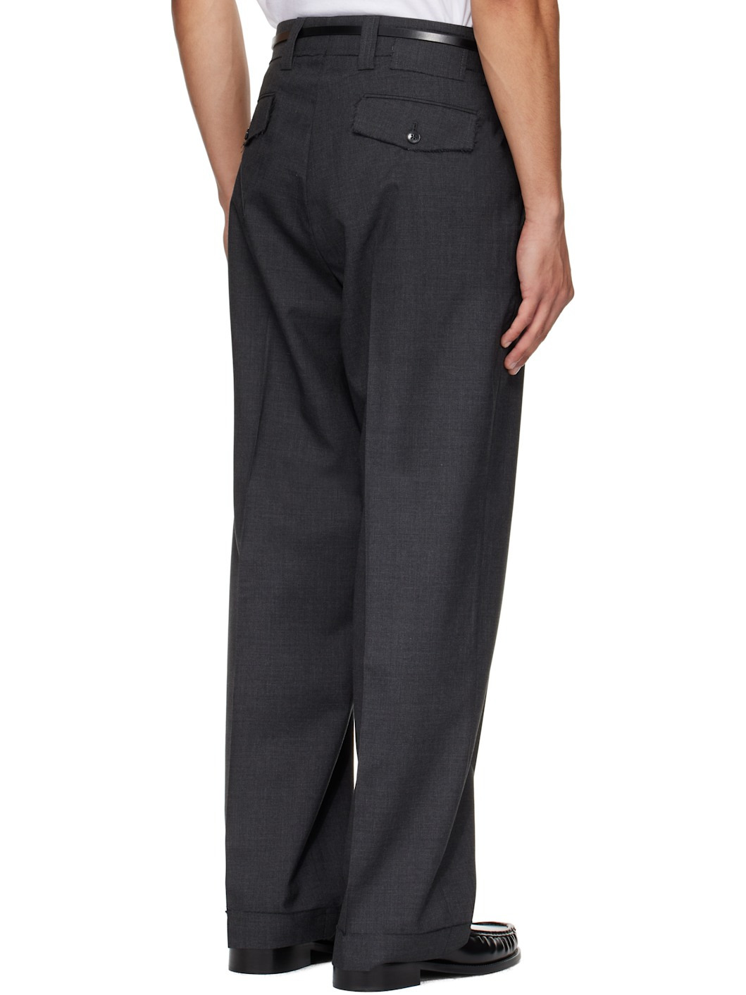 Gray Patch Trousers - 3