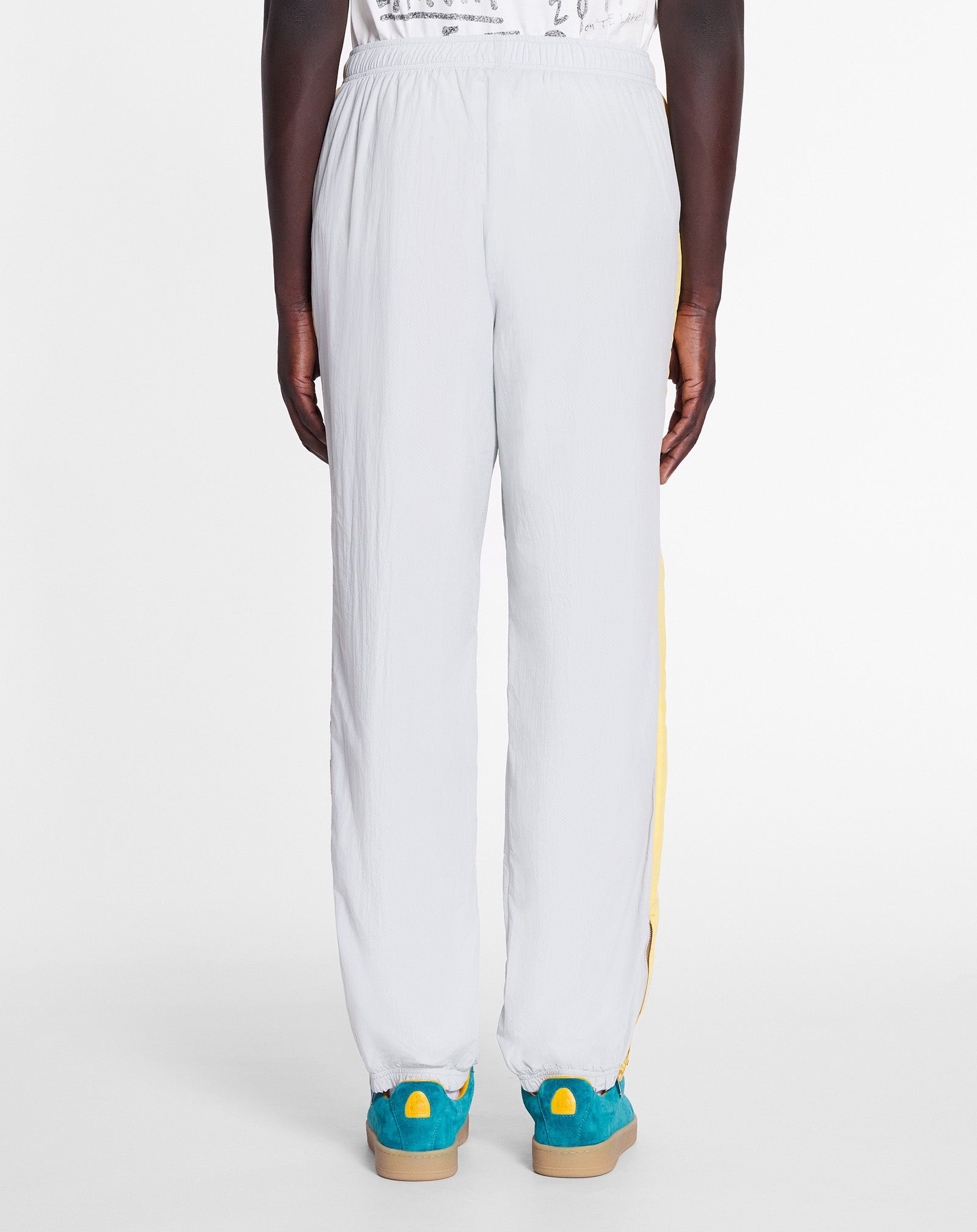 LANVIN X FUTURE JOGGING PANTS WITH CONTRASTING STRIPES - 7