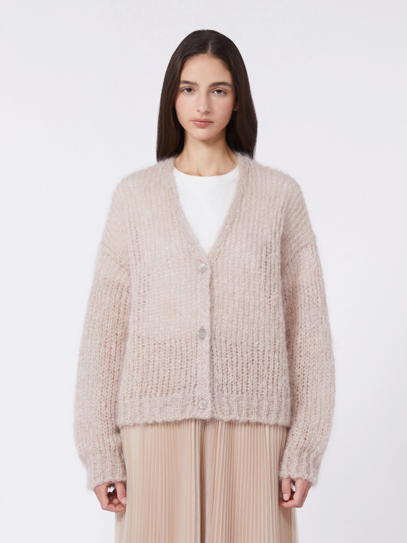 DANZA Mohair cardigan - SAND 3