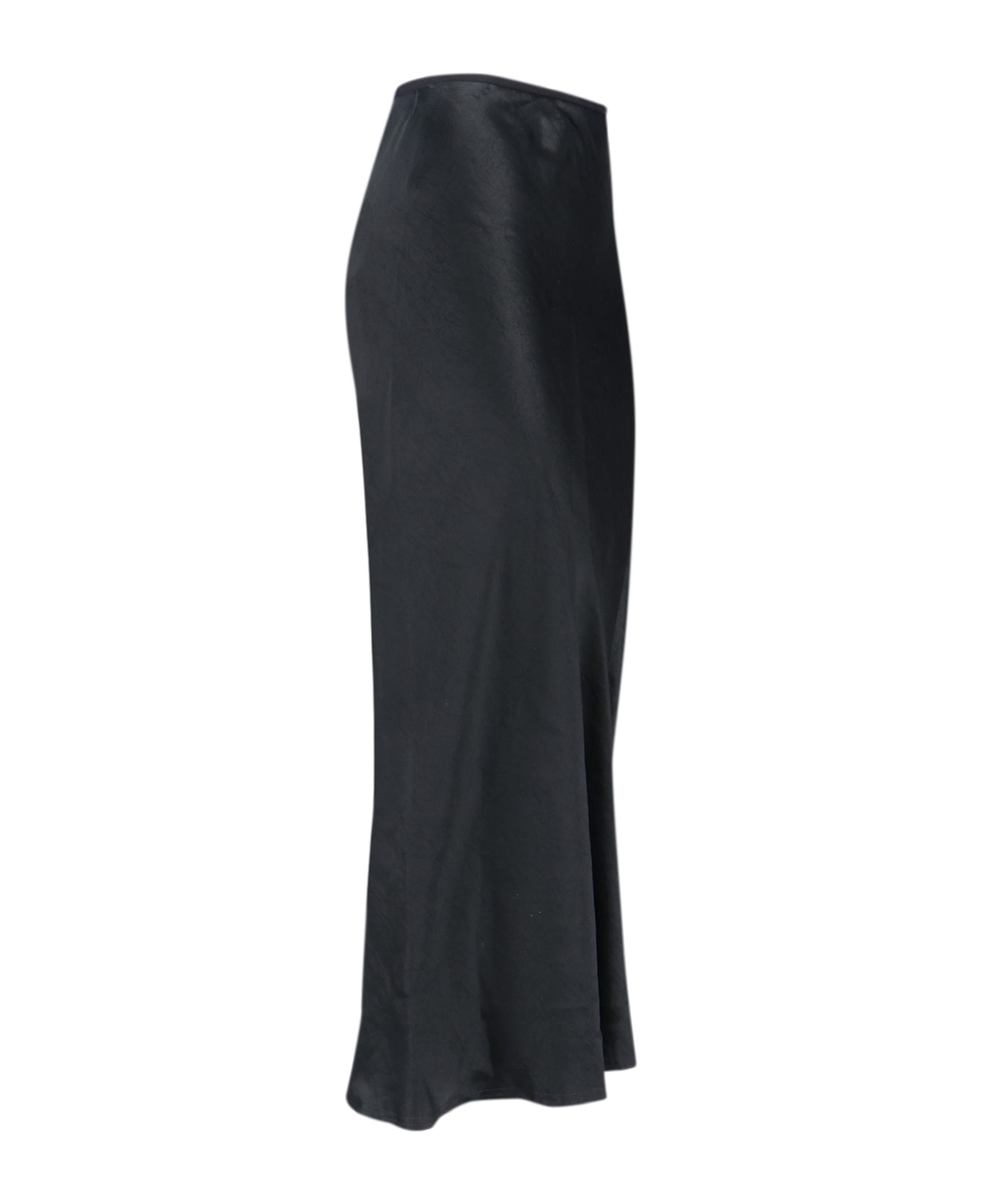Satin Midi Skirt - 3