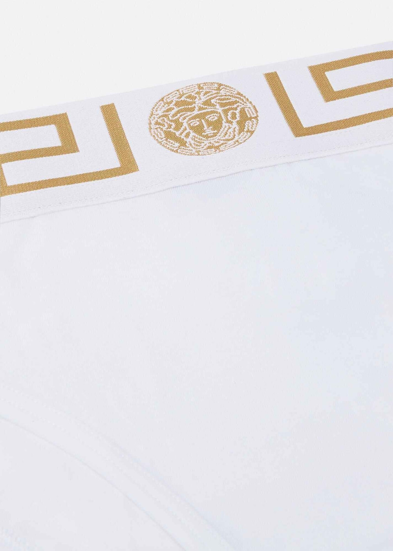 VERSACE Greca Border High Leg Briefs outlook