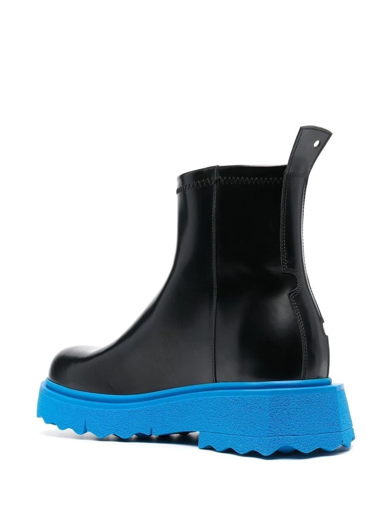 sponge sole zip-fastening ankle boots 3