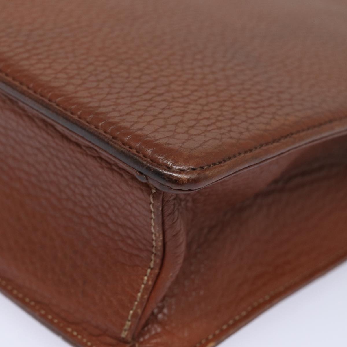 Burberry Hand Bag Leather Brown - 12