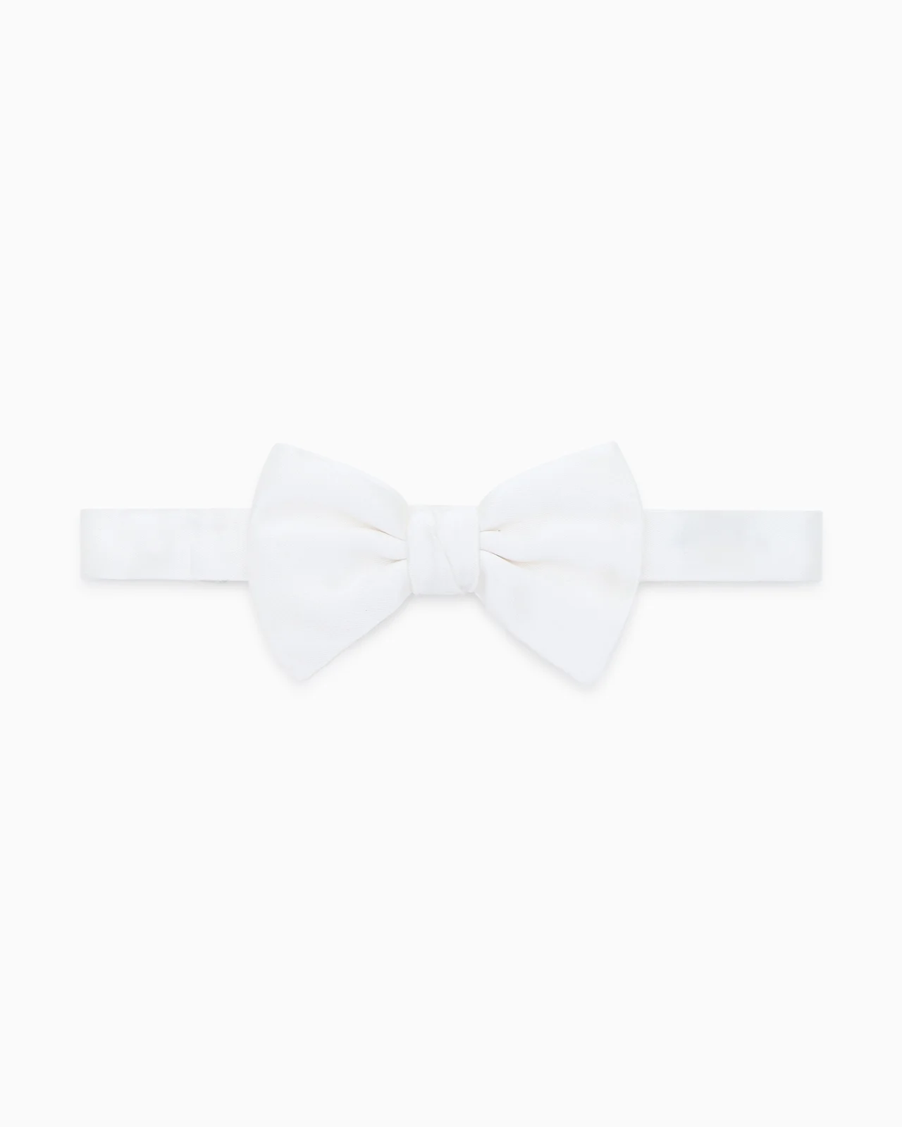Pure silk knotted bow tie - 1