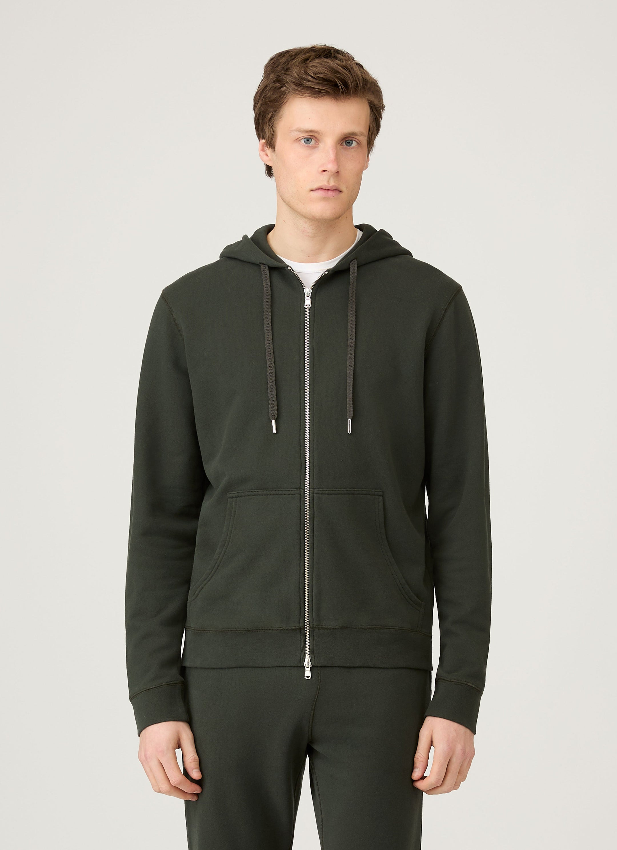 Loopback Zip Hoodie - 2