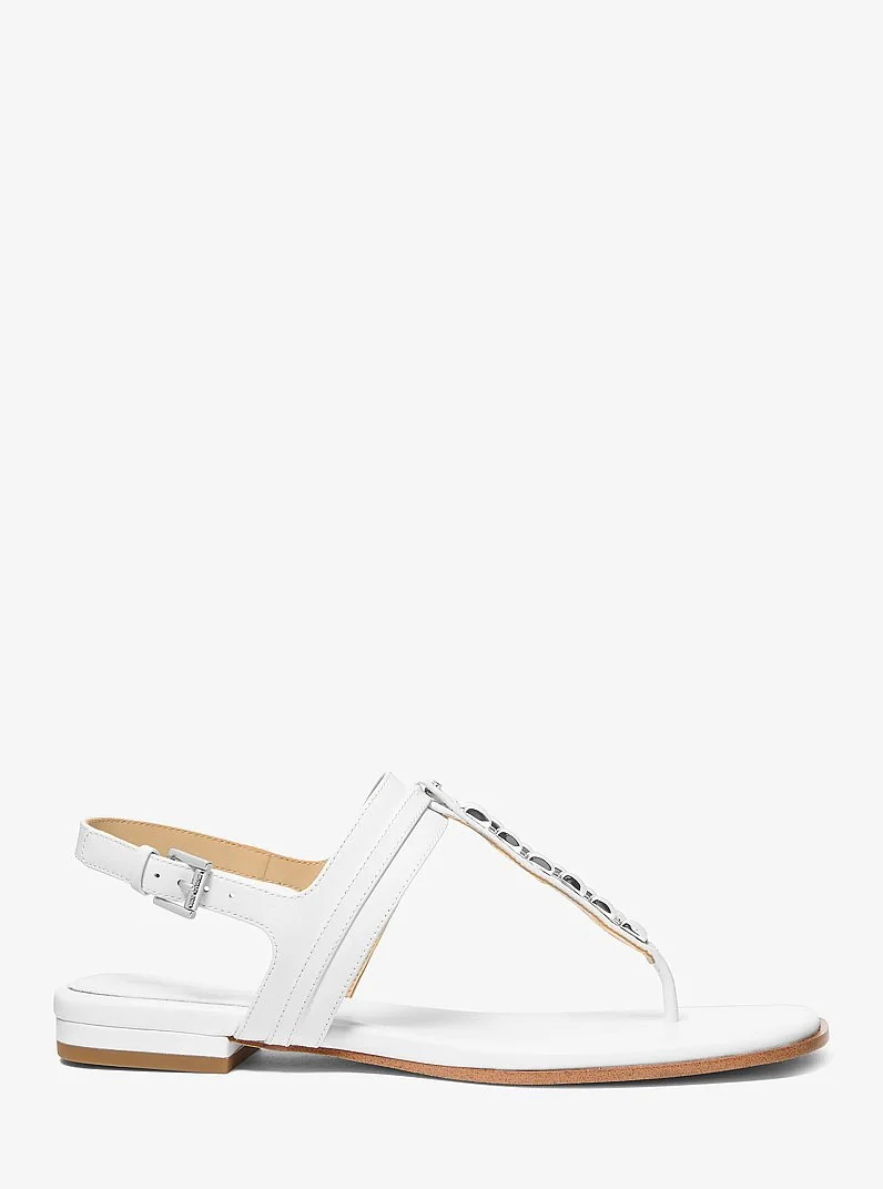 Marcia Embellished Leather Sandal - 1