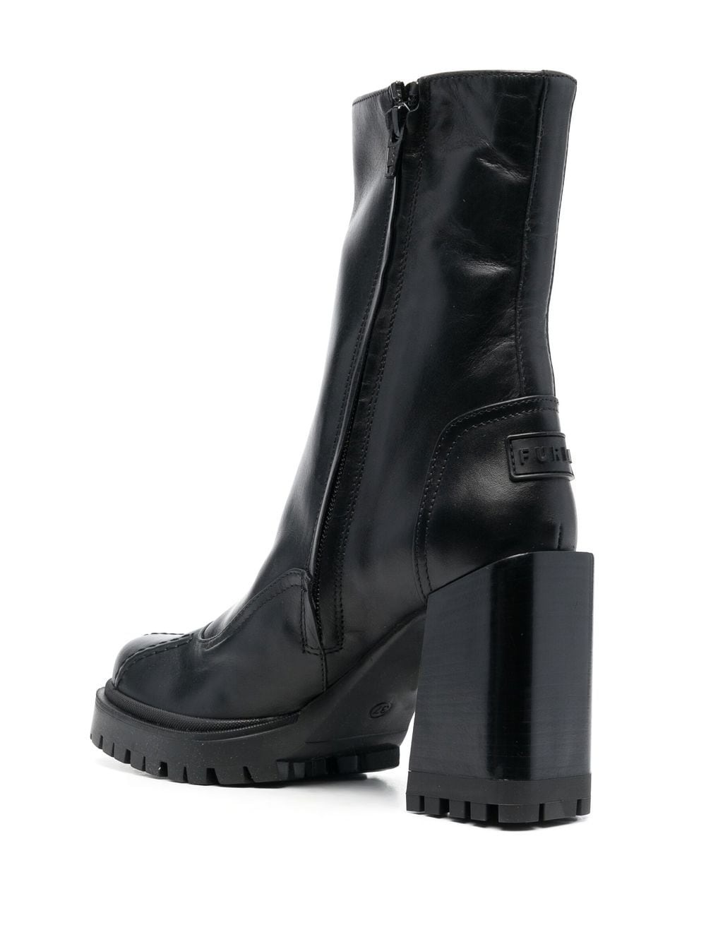 ankle 90mm block heeled boots - 3