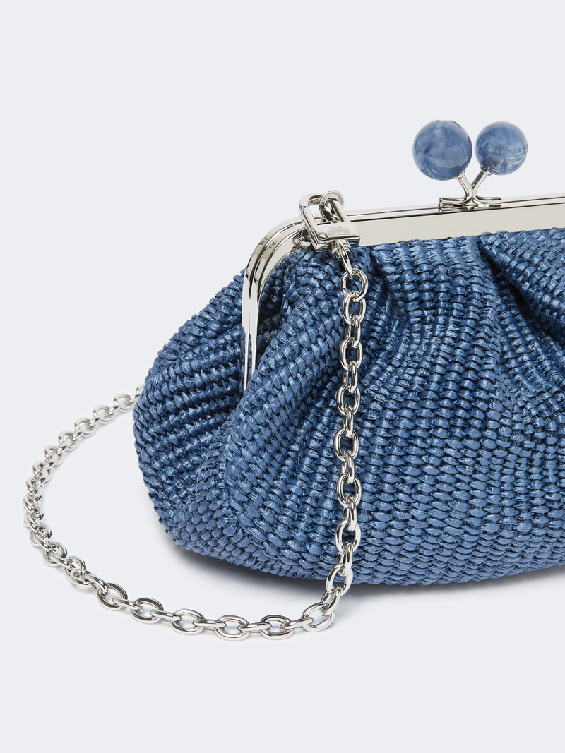 PALMAS Small raffia-effect Pasticcino Bag - AVIO 3