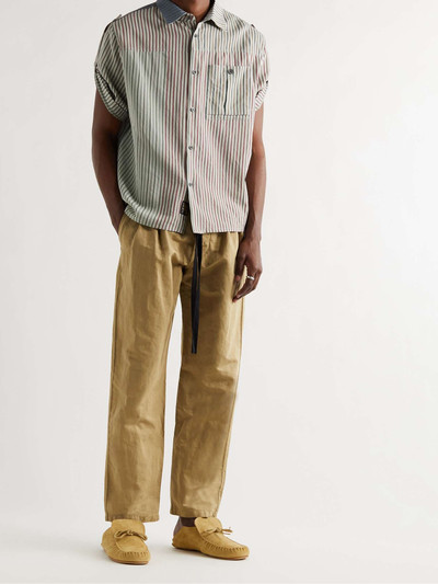 Loewe + Paula's Ibiza Pleated Linen and Cotton-Blend Trousers outlook