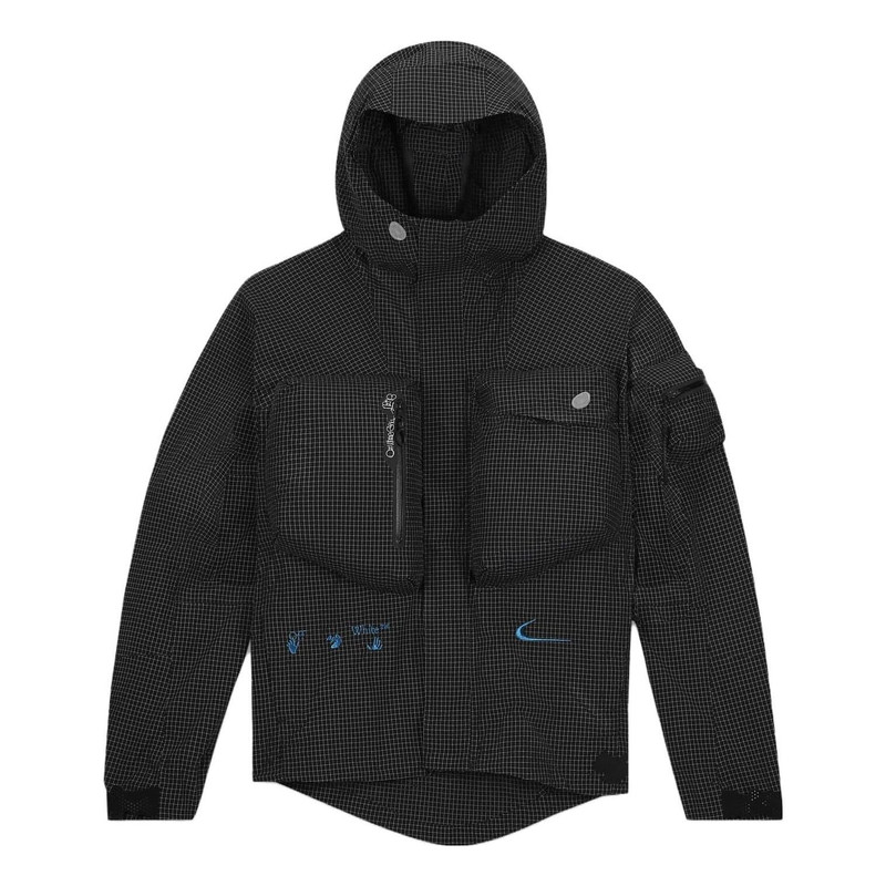 Nike x OFF-WHITE FW22 Hooded Jacket 'Black' DN1750-010 - 1