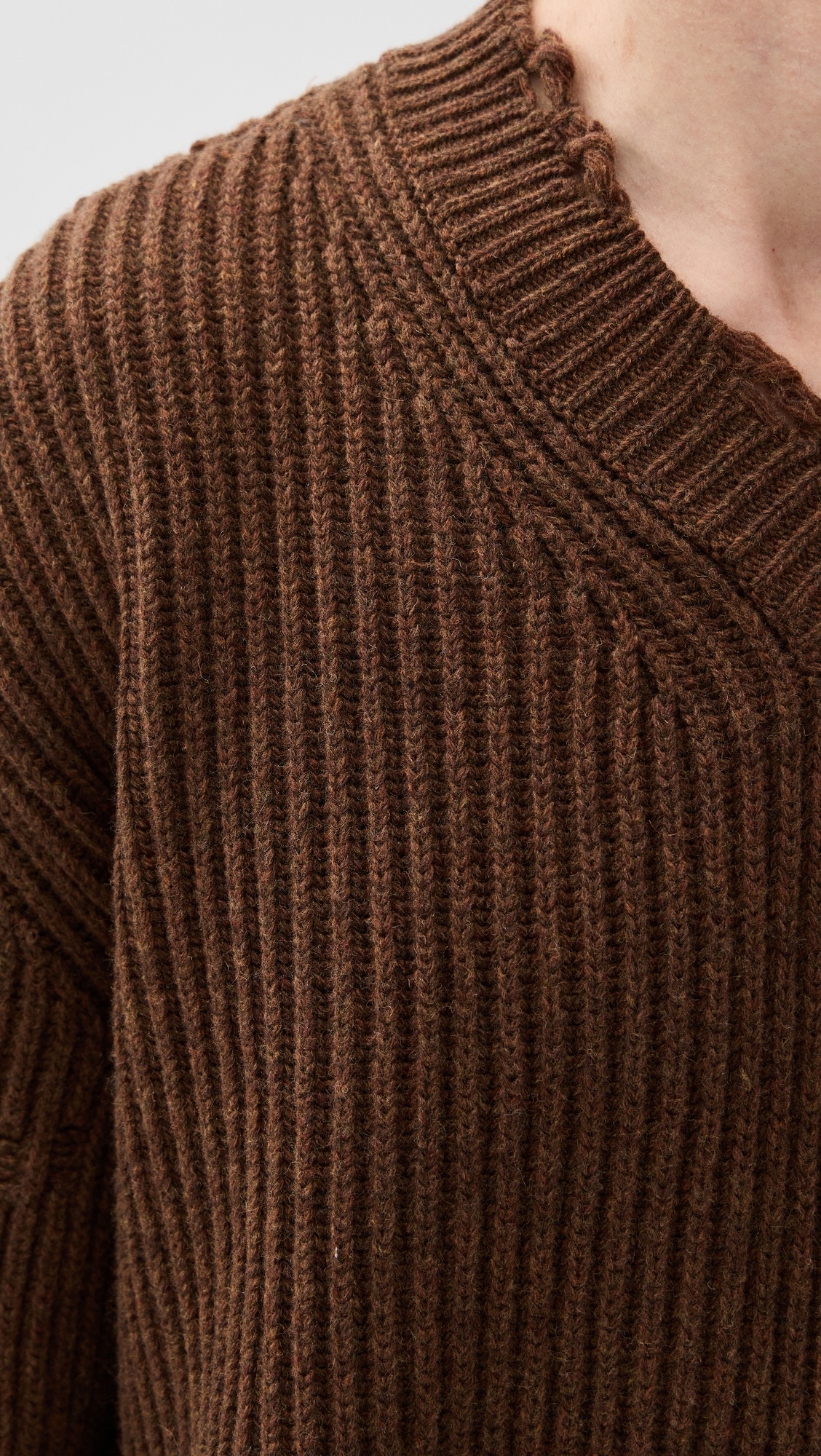 V Neck Sweater - 5