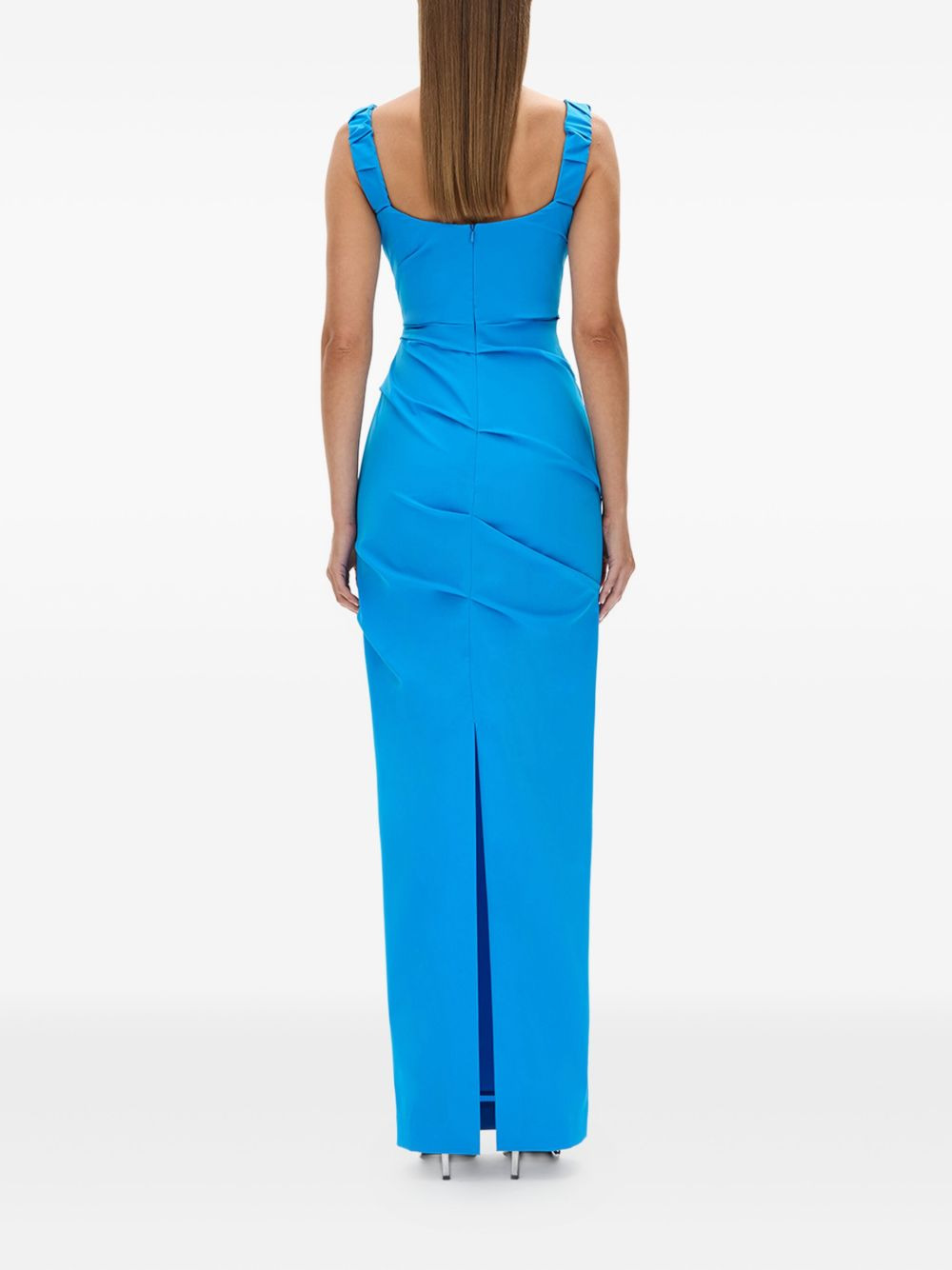 Camille cowl-neck draped gown - 4