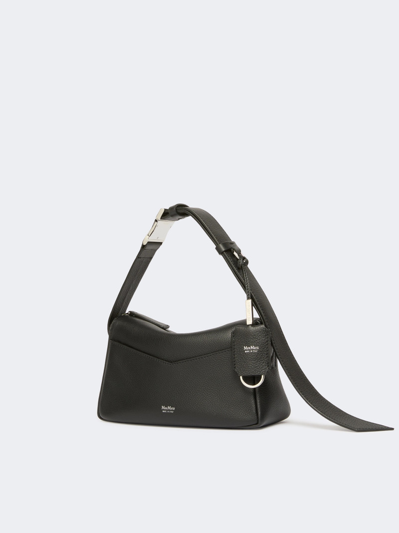 Max Mara Low-sheen leather micro handbag - BLACK outlook