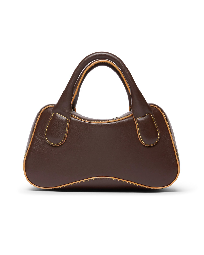 Brown Micro Bowling Bag | Casablanca Paris 5
