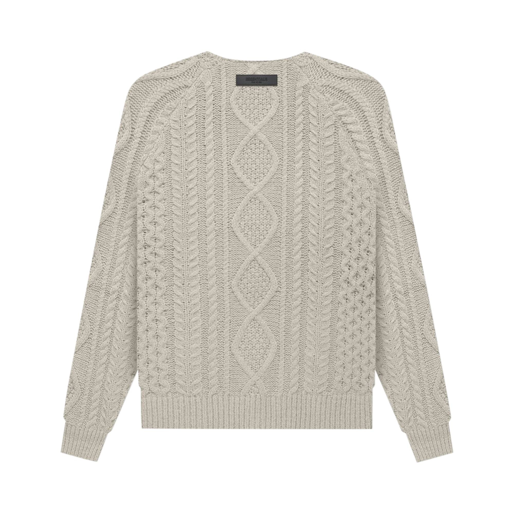 Fear of God Essentials Cable Knit 'Smoke' - 2