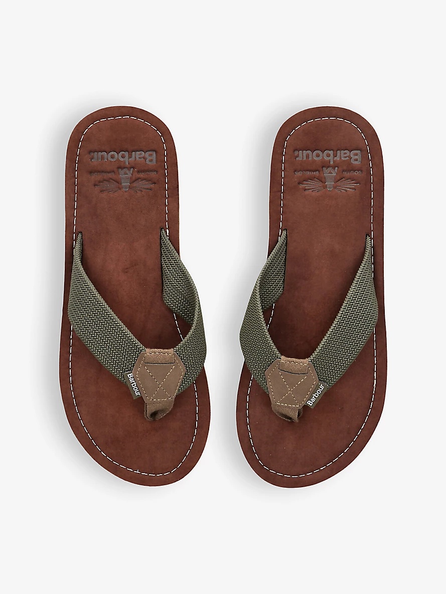 Toeman toe-post woven flip-flops - 2