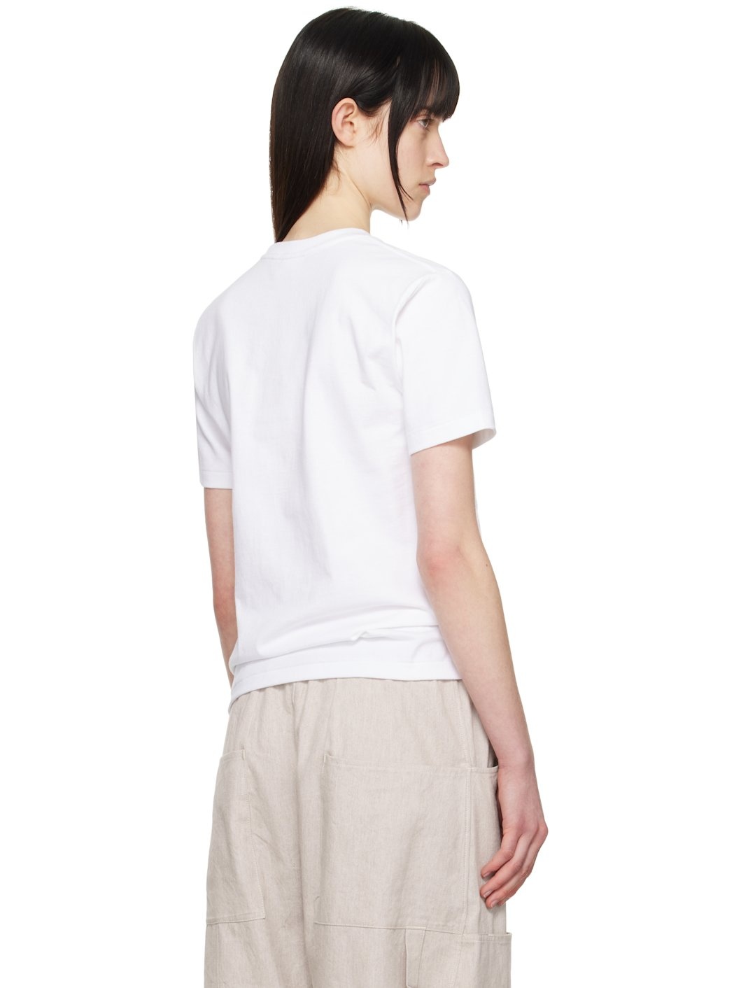 White Map Camo College T-Shirt - 3