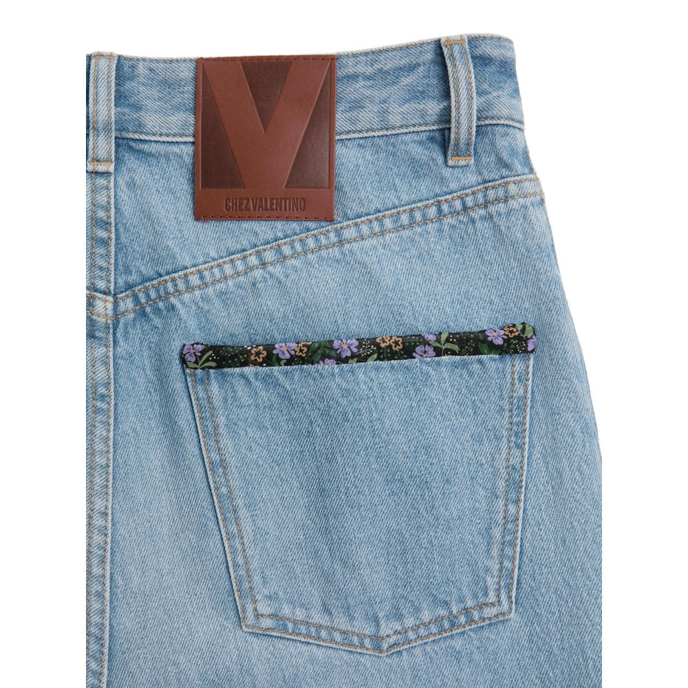 Valentino Blue Denim - Regular & Straight-Leg Jeans Men - 5