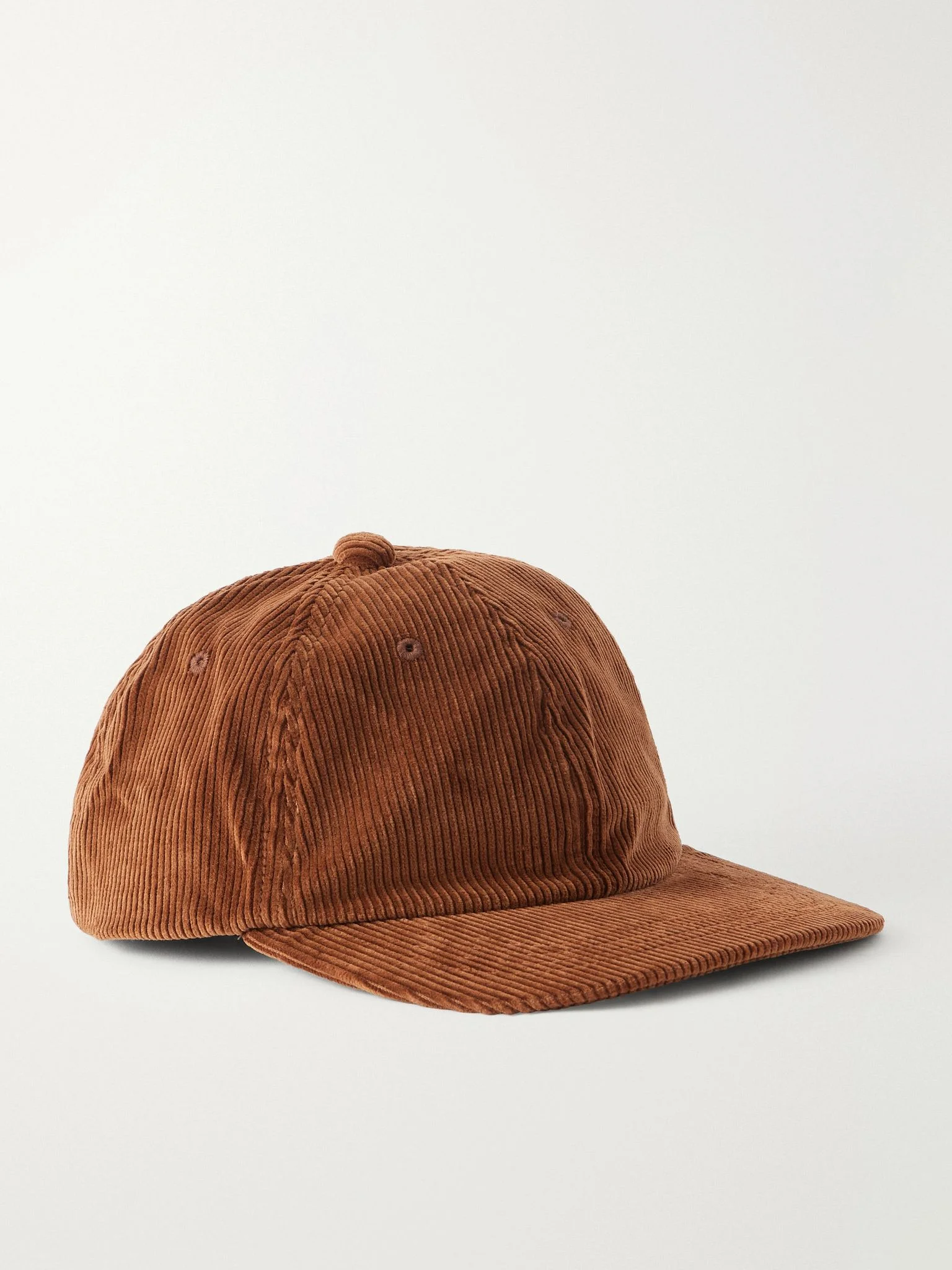 Cotton-Corduroy Hat Brown - 1