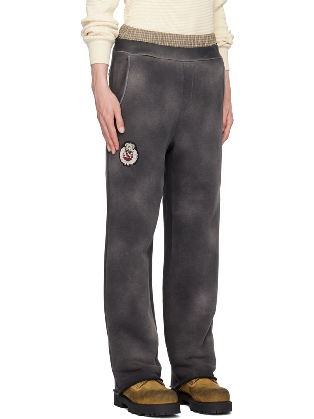 Gray Patch Sweatpants - 4