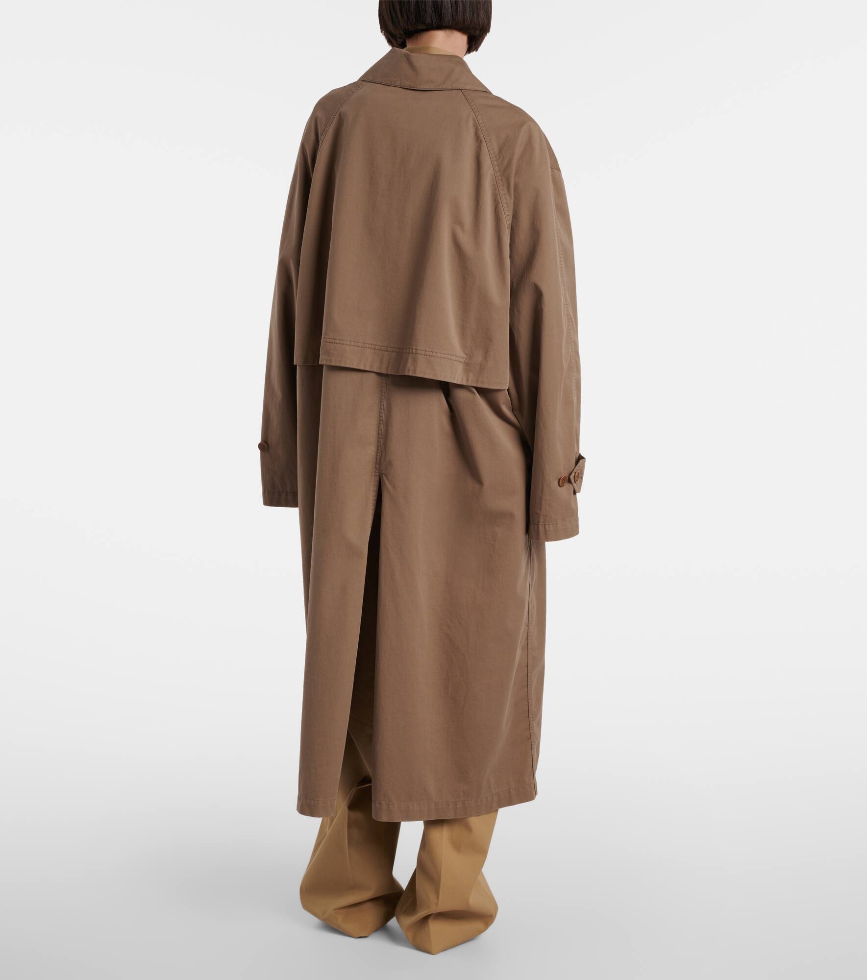 The Row Rocco cotton and cashmere gabardine coat | mytheresa