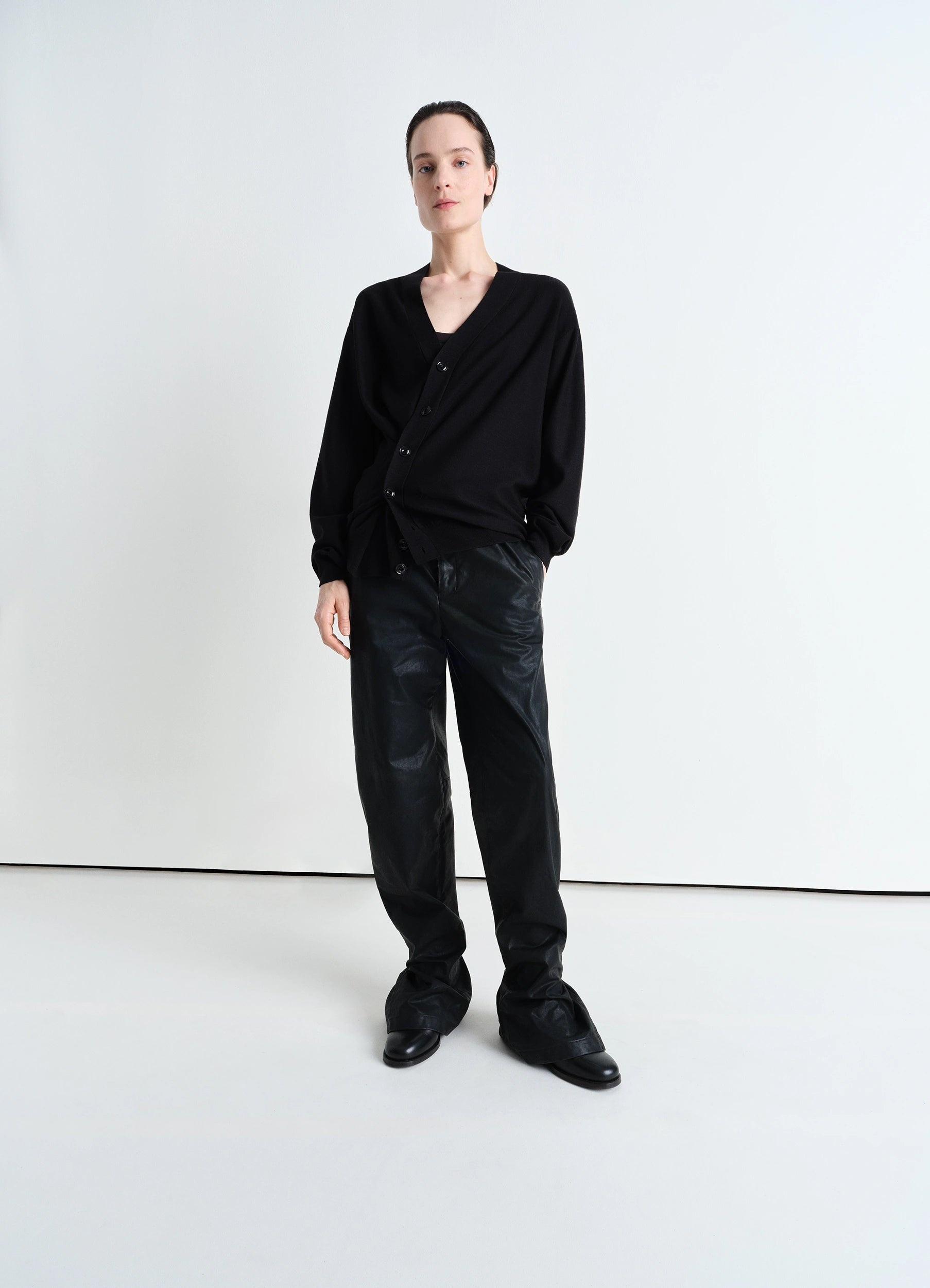 トップス LEMAIRE RELAXED TWISTED CARDIGAN SPORTIVO [Relaxed twisted cardigan hazelnut brown]