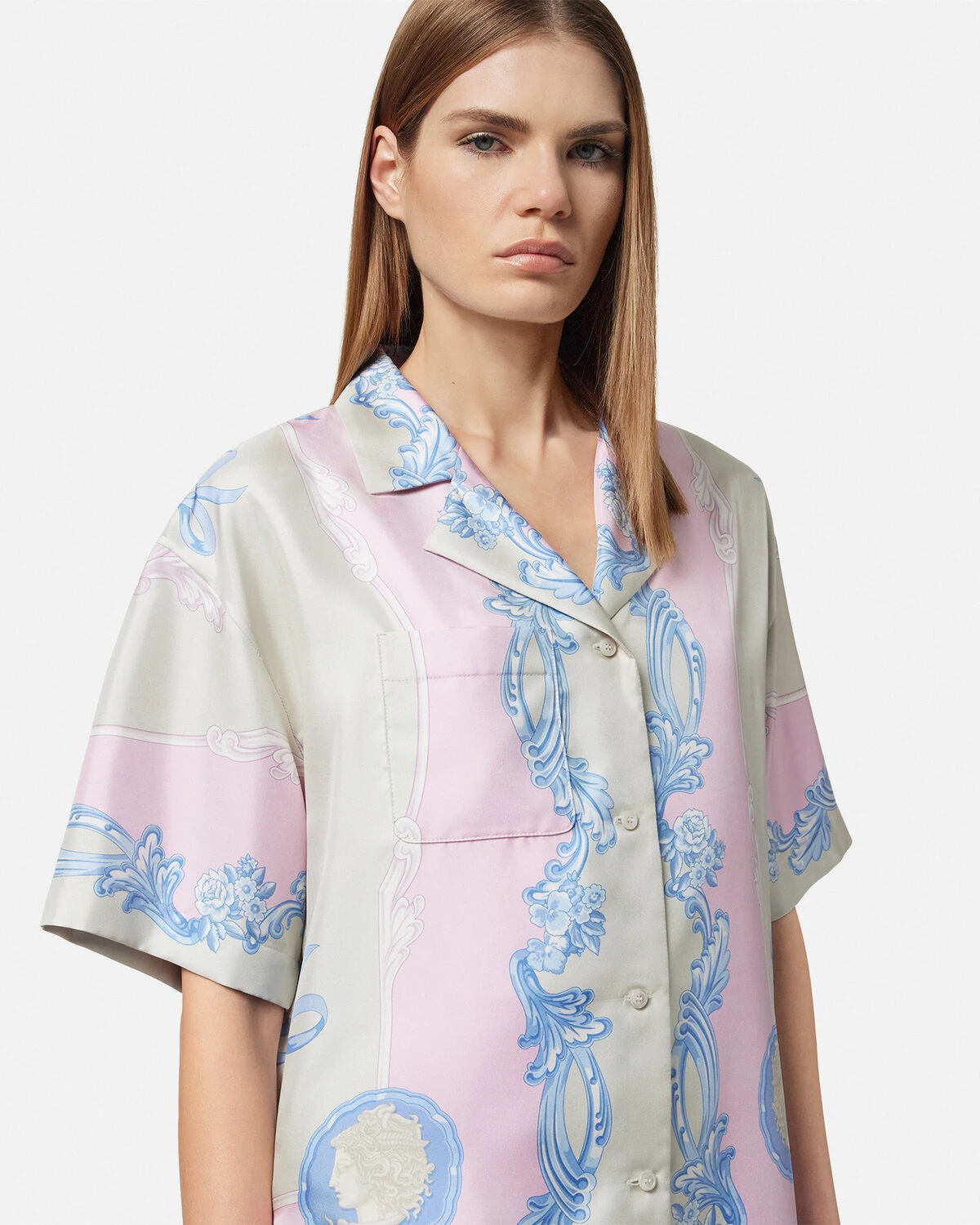 Cameo Silk Shirt - 3