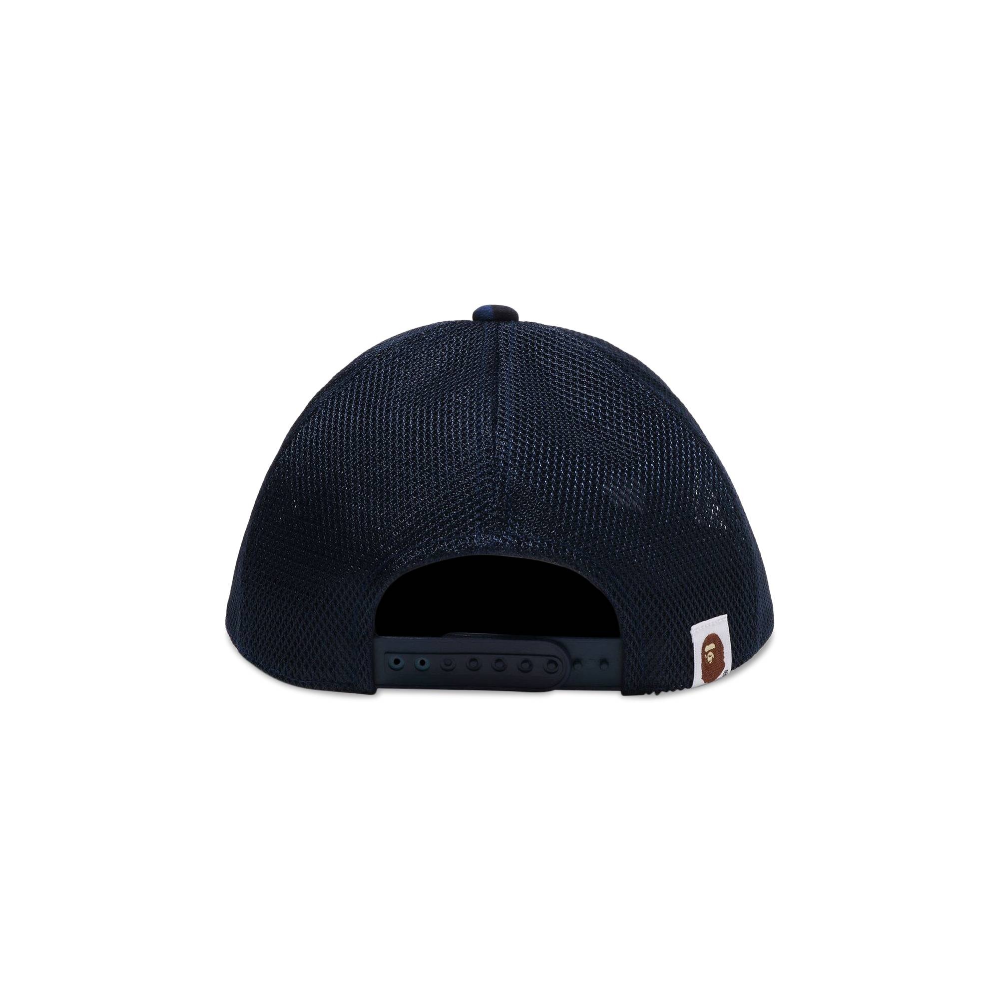 BAPE Color Camo College Mesh Cap 'Navy' - 3