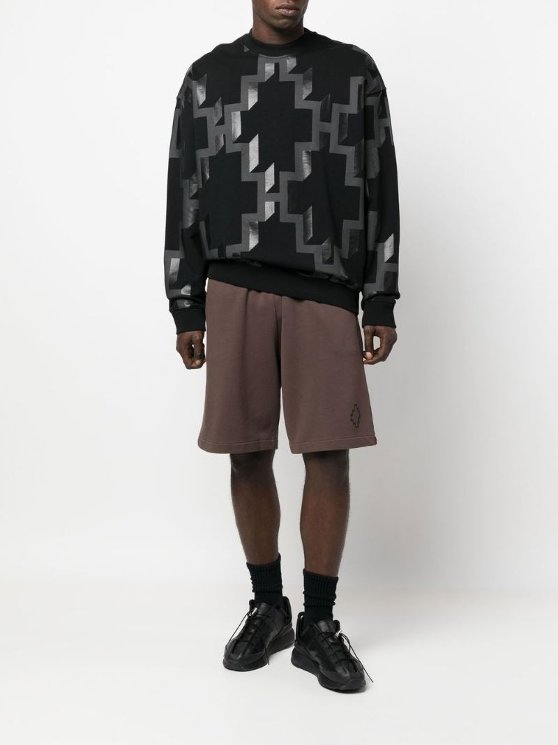 Marcelo Burlon County Of Milan logo-print cotton sweatshirt outlook