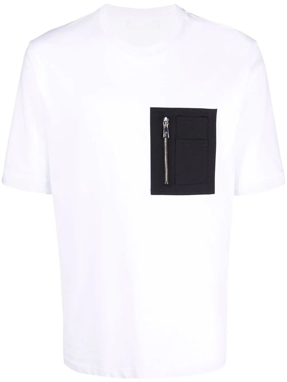 zip pocket T-shirt - 1