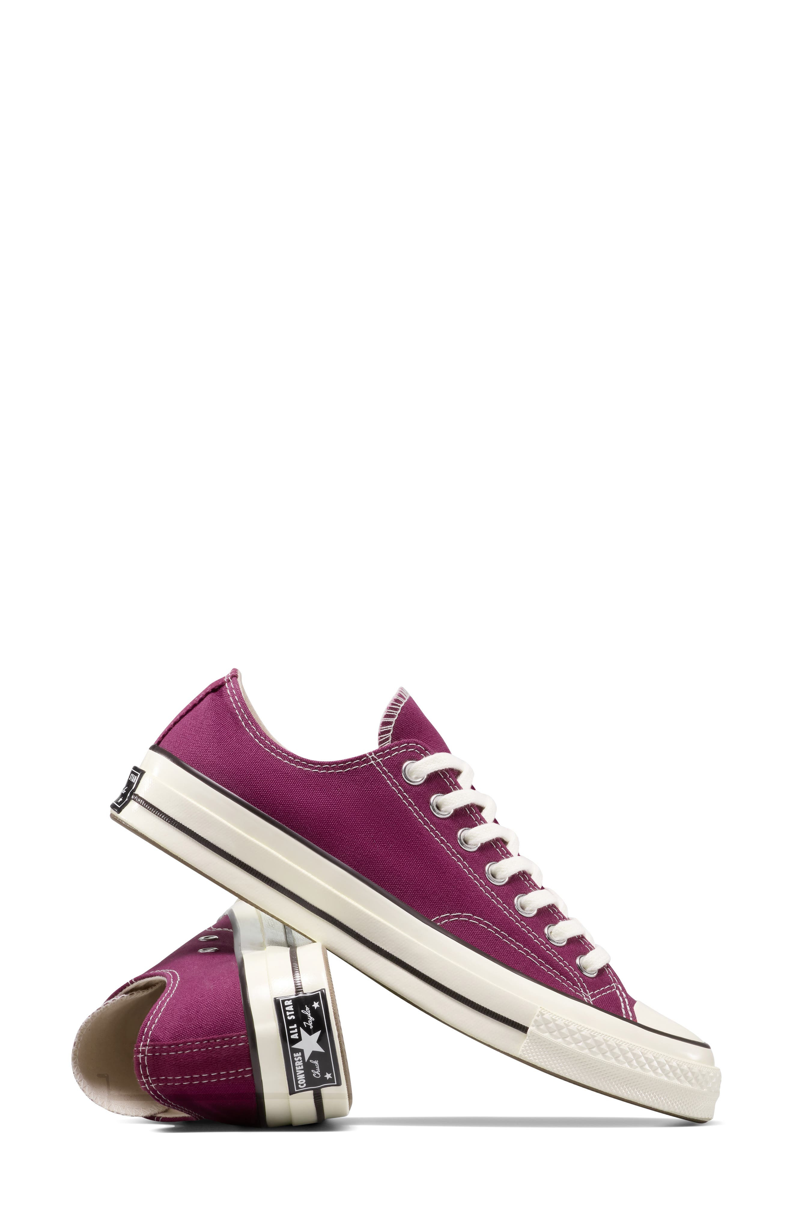 Converse Gender Inclusive Chuck 70 High Top Sneaker in Frozen Acai/Egret/Black at Nordstrom - 8