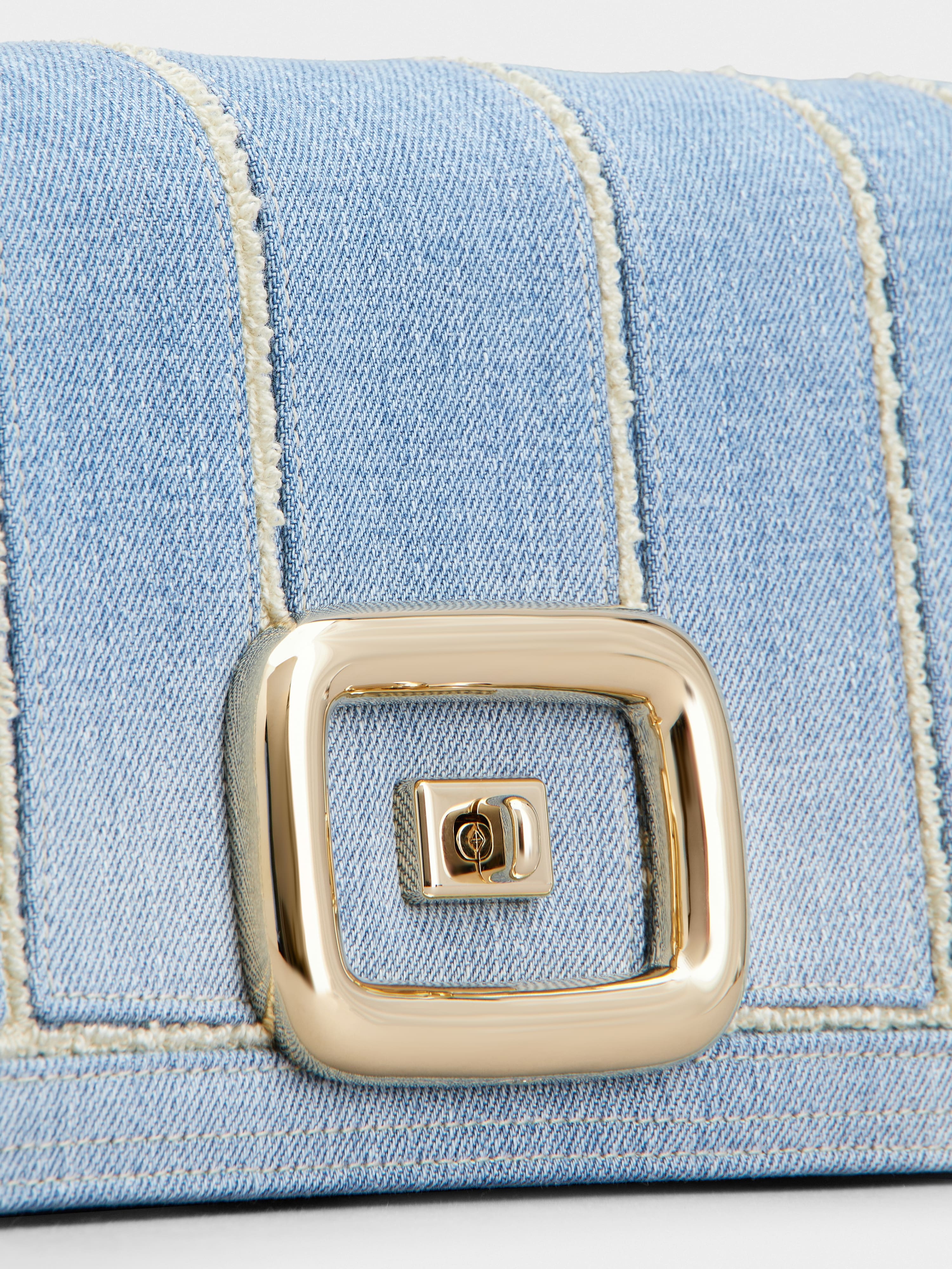 Viv' Choc Summertime Denim Chain Bag - 7