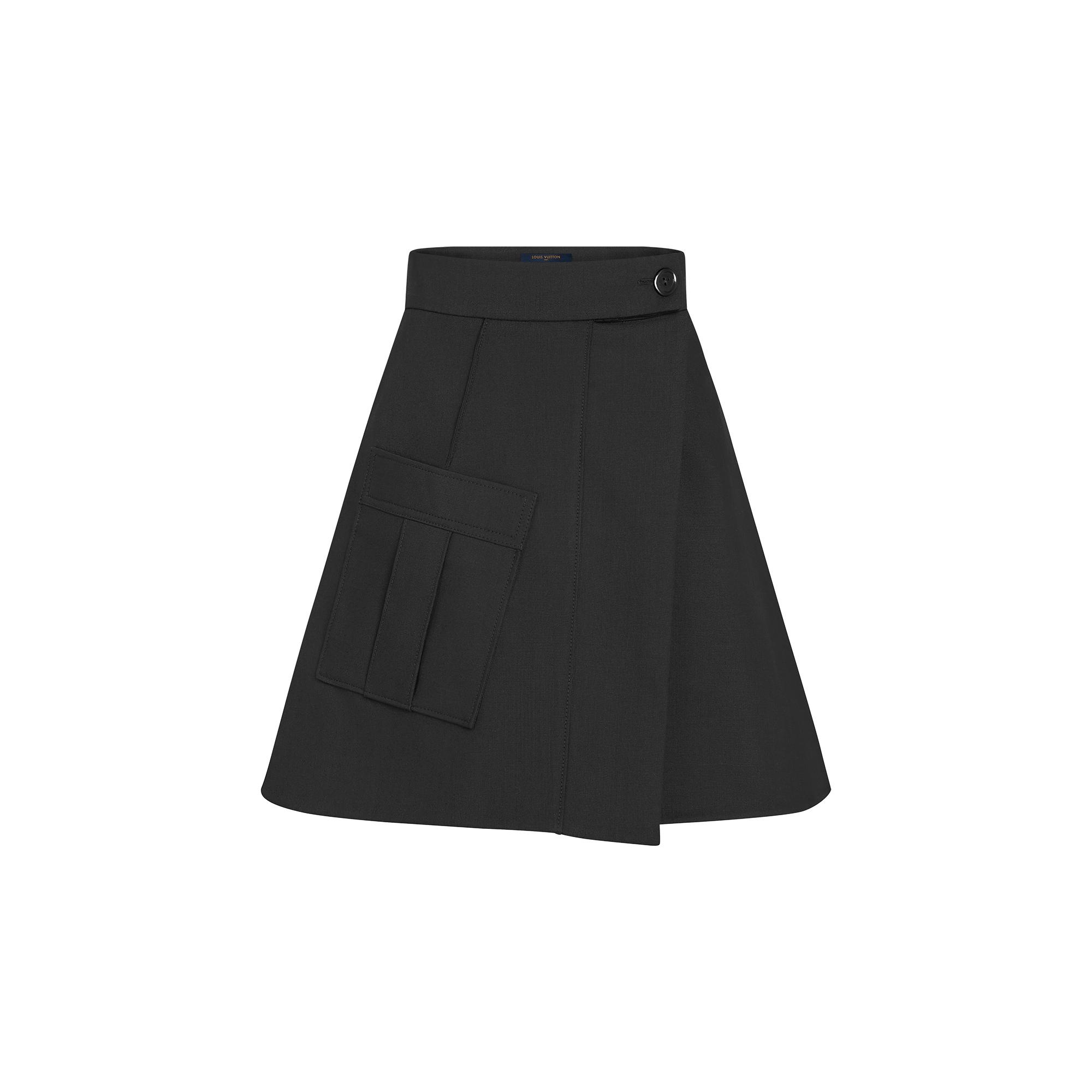 A-Line Wrap Skirt - 1