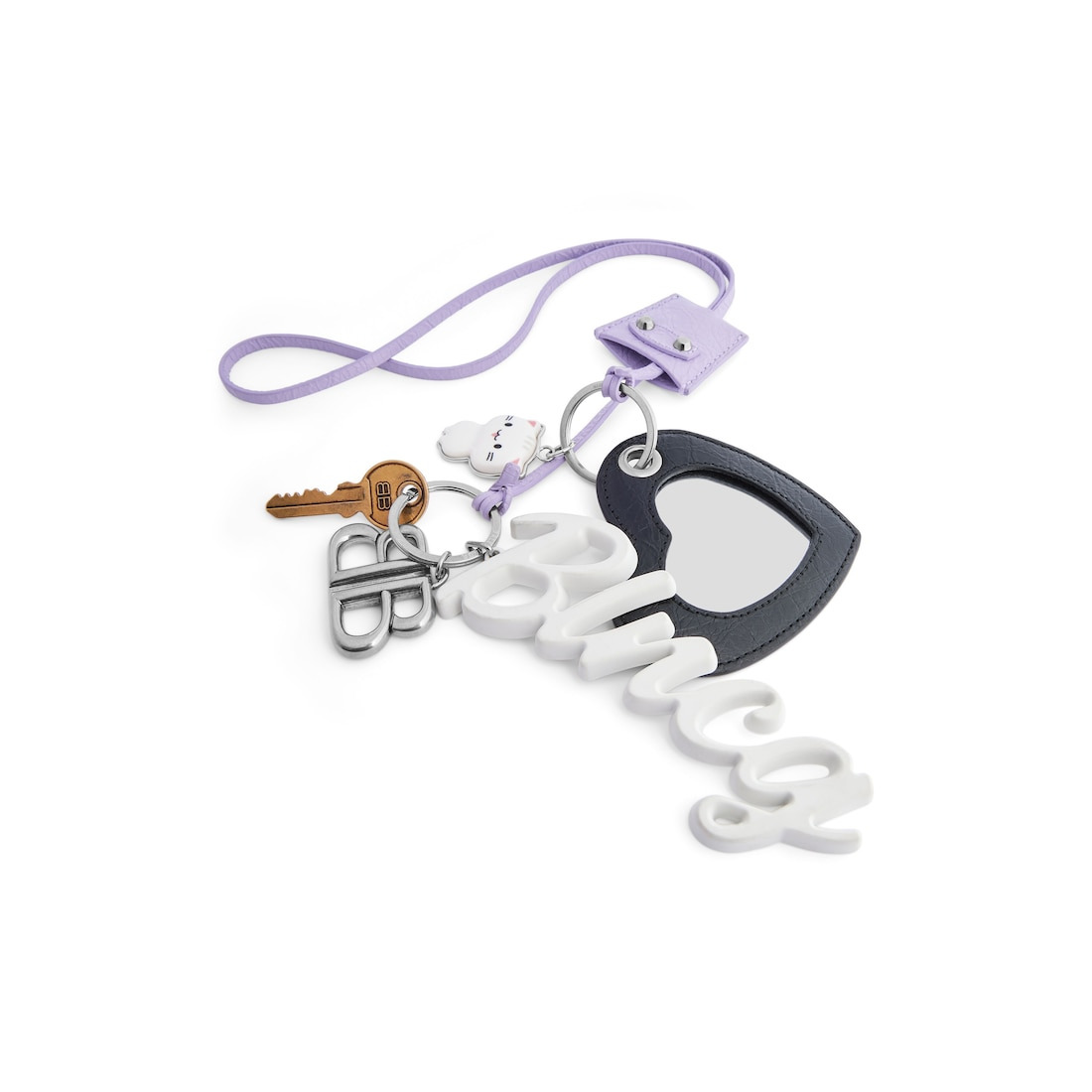 Women's Le City Charm Heart  in Light Purple/black - 4