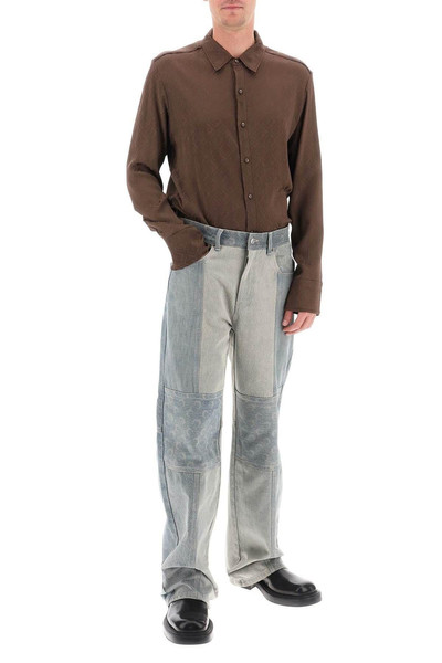 Marine Serre Regenerated wide-leg jeans Marine Serre outlook