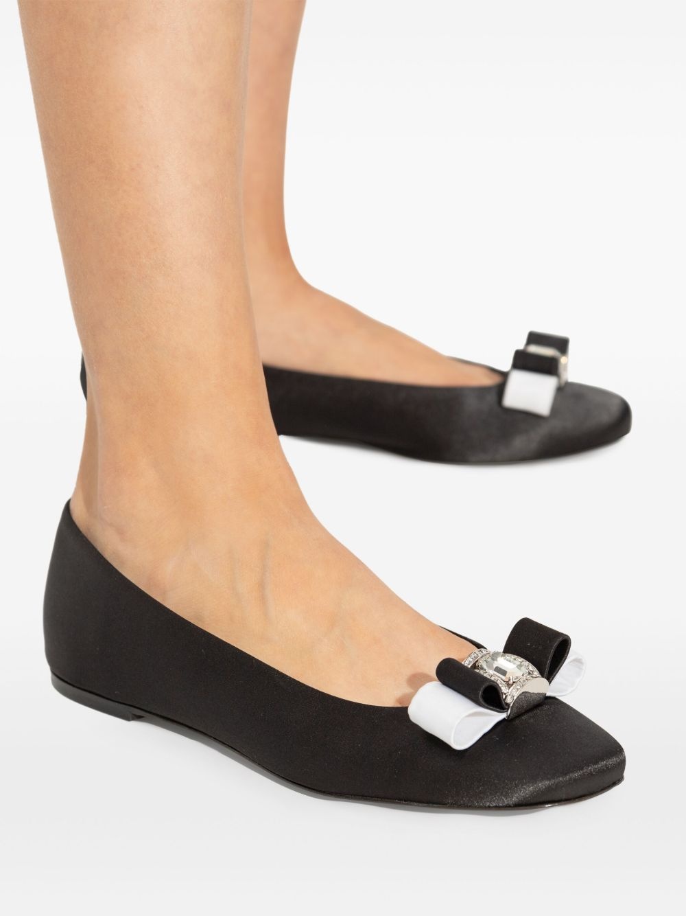 bow-detailing ballerina shoes - 6