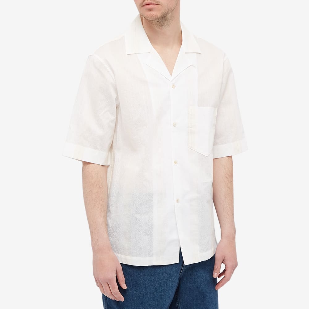 Acne Studios Short Sleeve Simon Stripe Shirt - 4