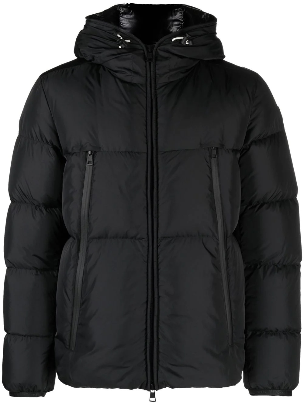 Montcla logo-hood puffer jacket - 1