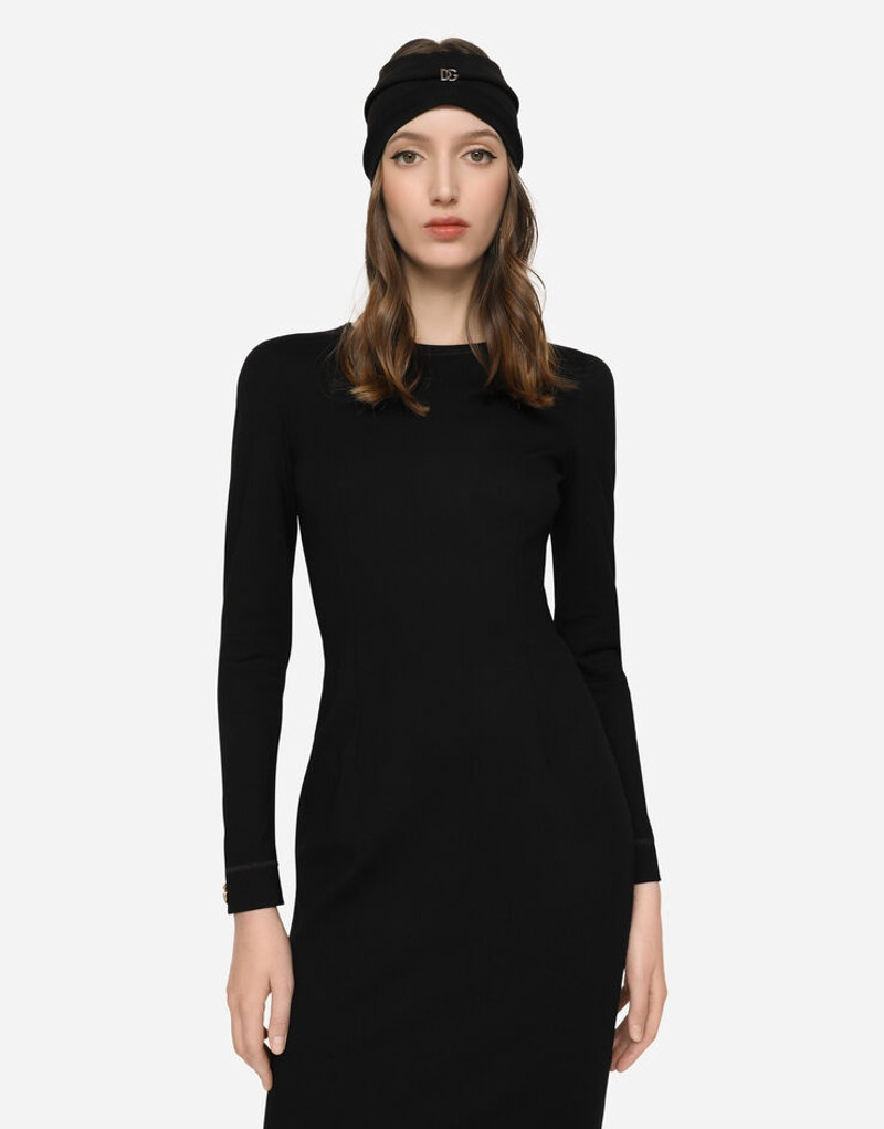 Dolce & Gabbana Jersey headband with DG logo outlook