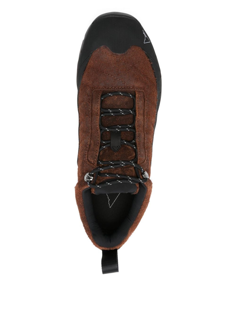 suede zip trainers - 4