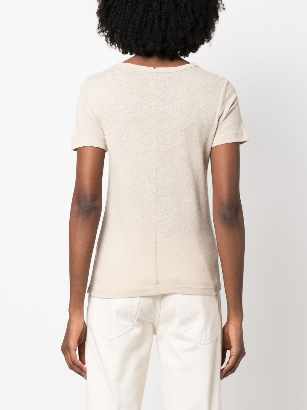 round neck T-shirt - 4