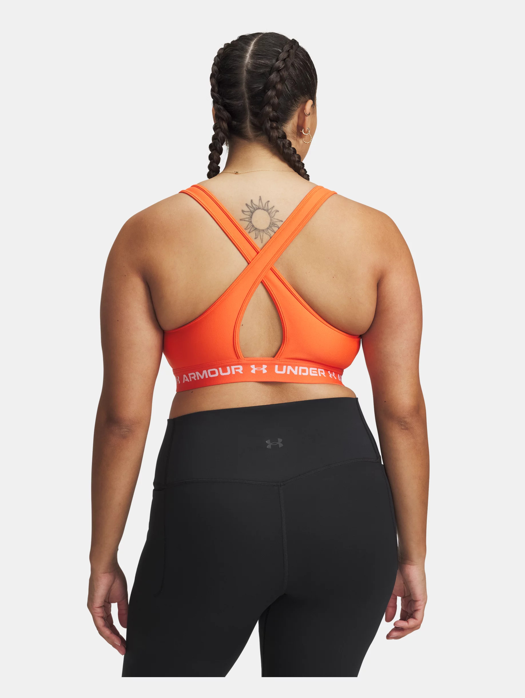 Women's Armour® Mid Crossback Sports Bra - 8