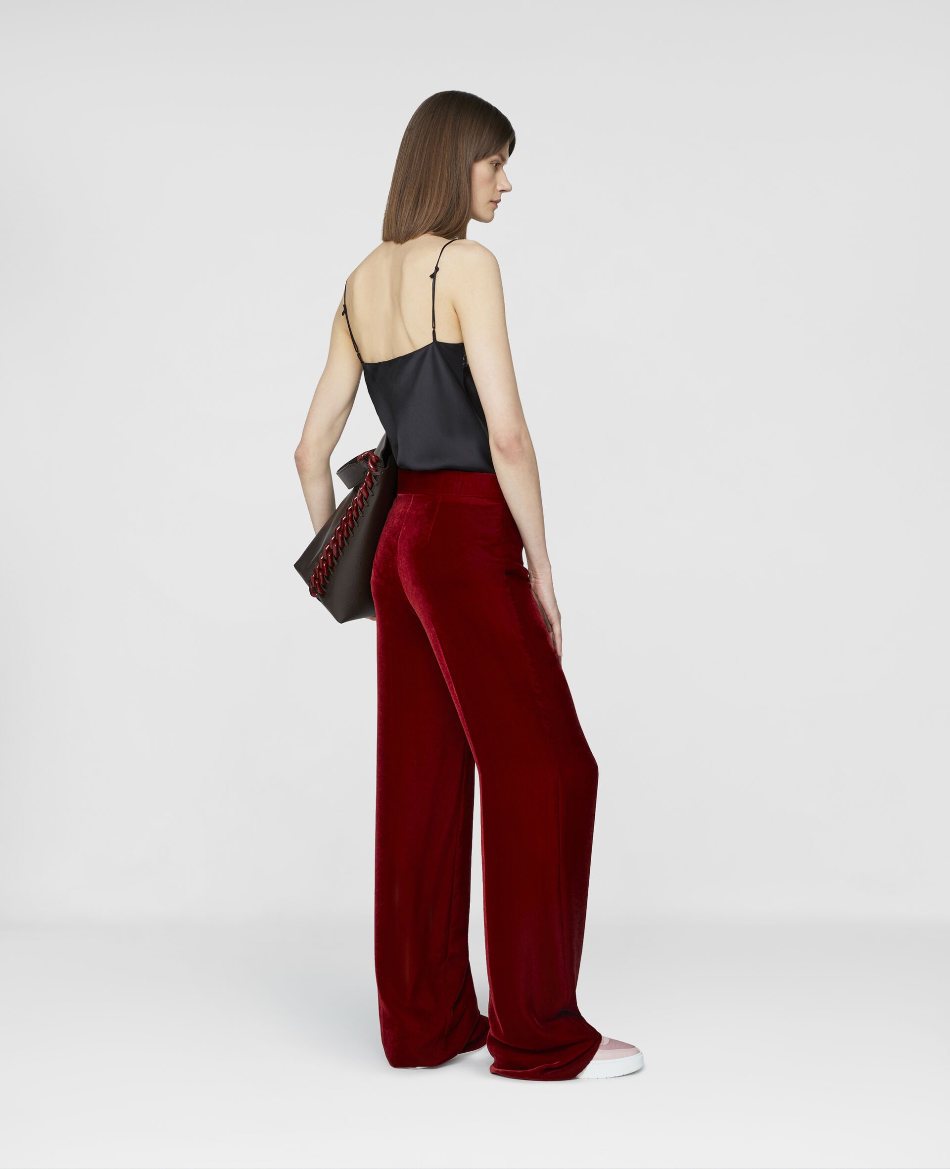 Straight Leg Tailored Trousers - 3