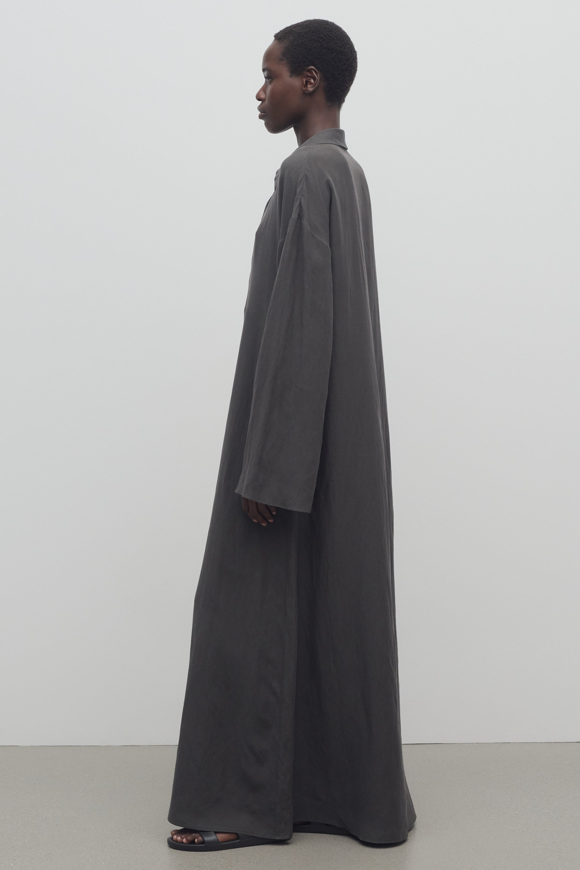 Millen Dress in Silk and Linen - 4