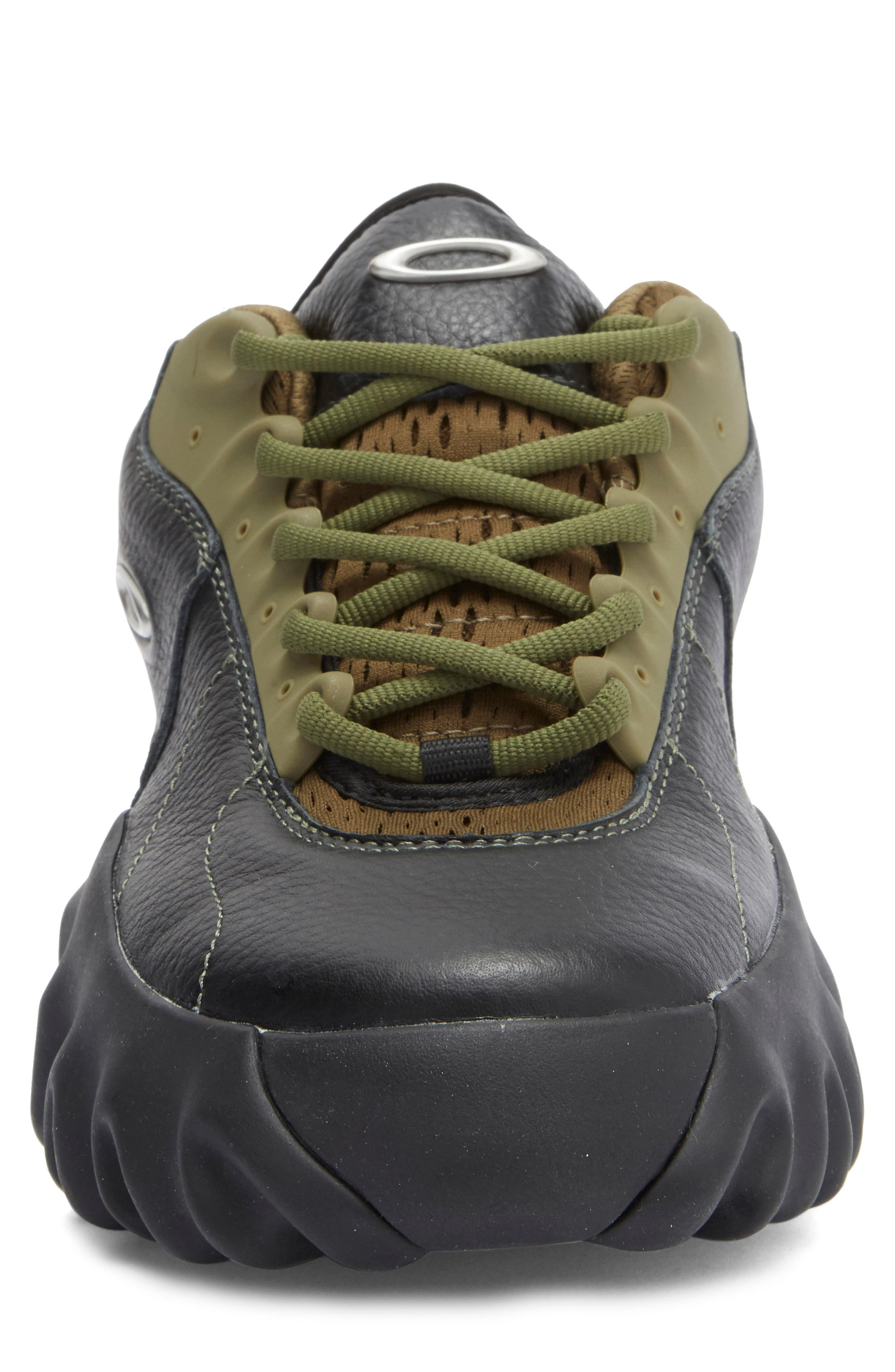 Oakley Factory Team Chop Saw Mixed Media Sneaker in Black/Chive at Nordstrom - 4