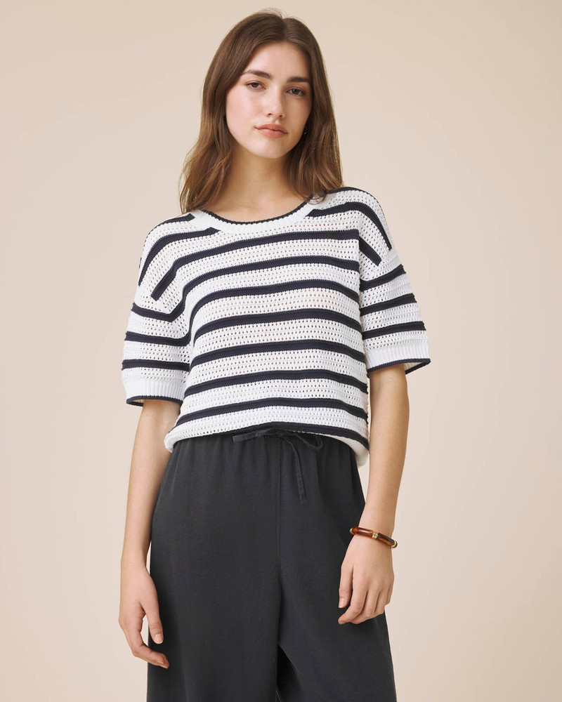 Splendid Beckham Stripe Sweater outlook