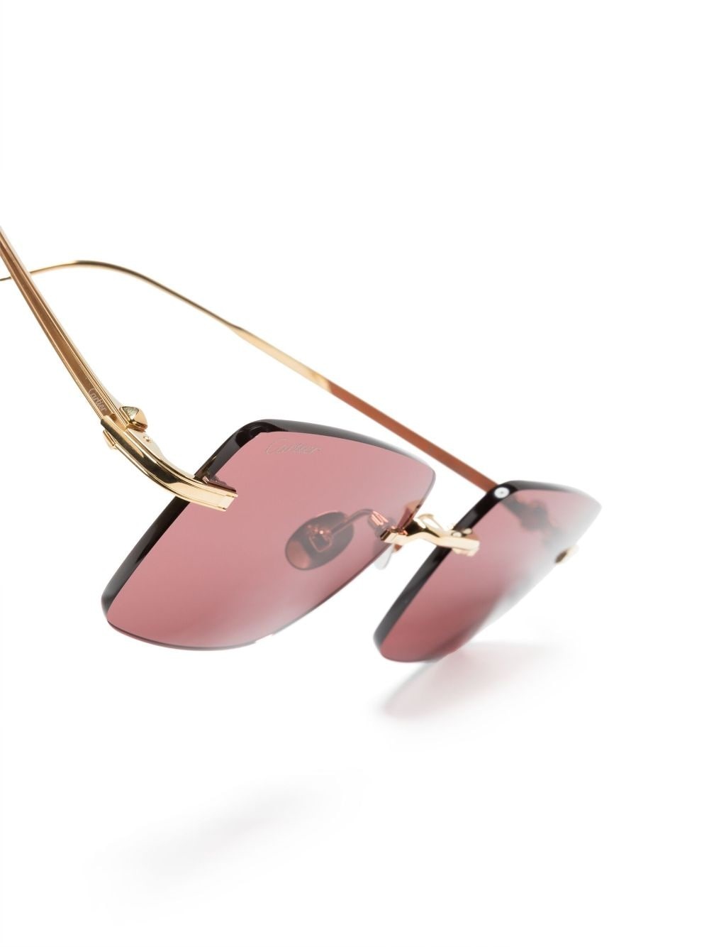 Signature C de Cartier Precious rectangular sunglasses - 3