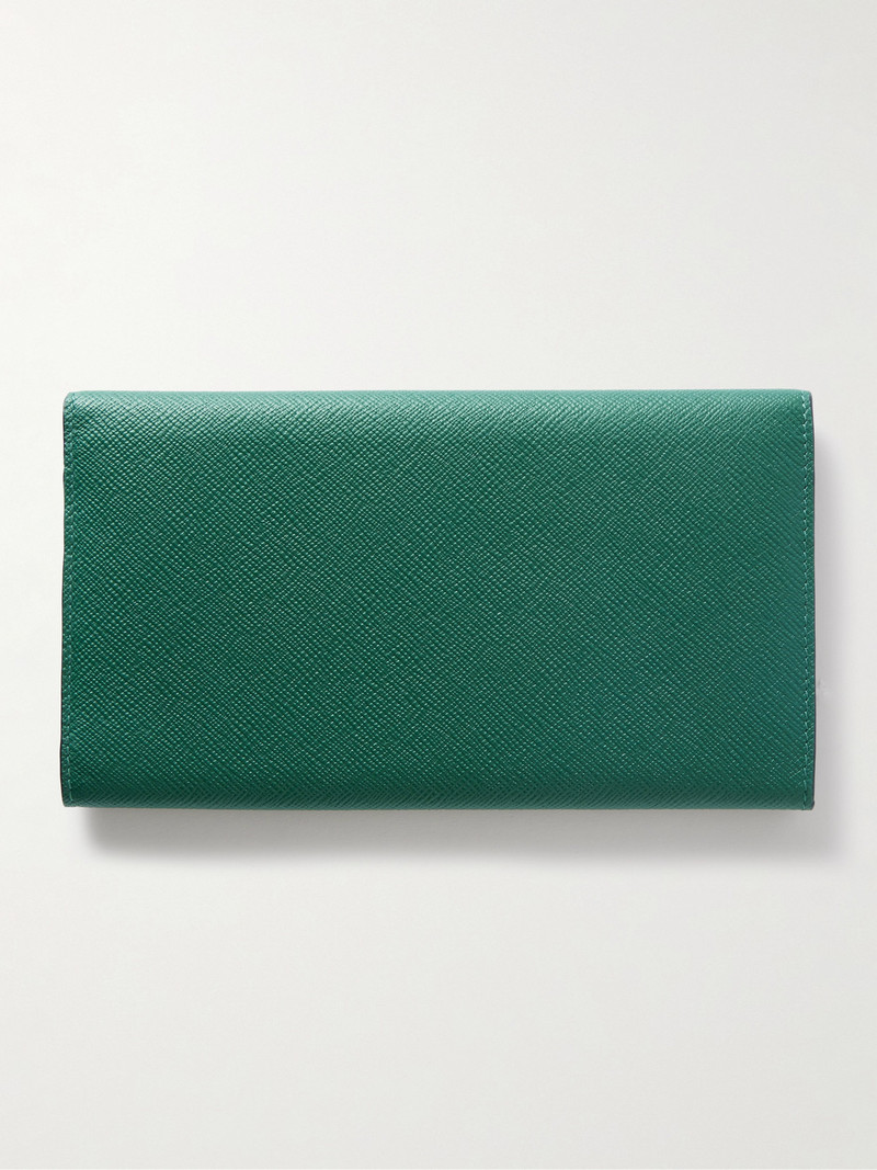 Smythson Marshall Textured-leather Travel Wallet outlook